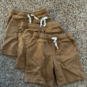 Cat & Jack Brown Kids Shorts -3 pairs